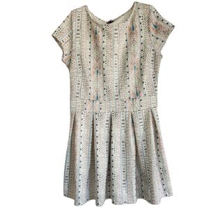 Short Sleeve Fit And Flare Dress Sz 12 Nwt